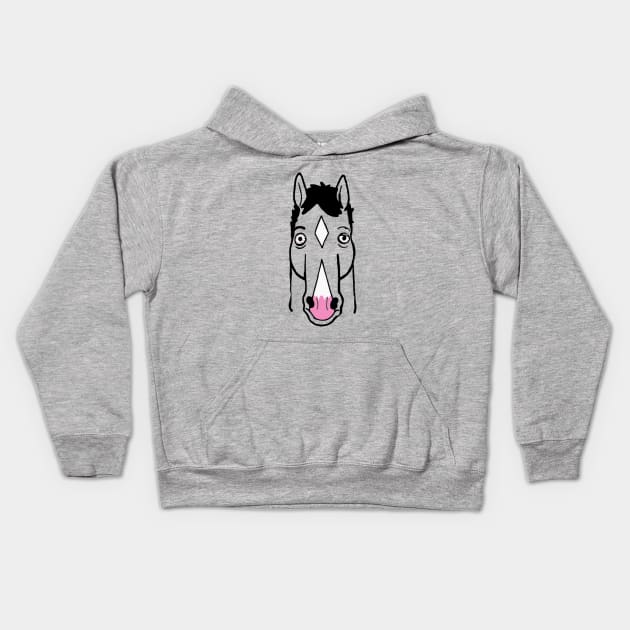 BoJack Horseman Kids Hoodie by GeleHaas